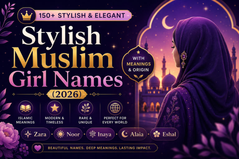 Stylish Muslim Girl Names