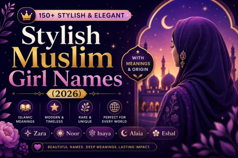 Stylish Muslim Girl Names