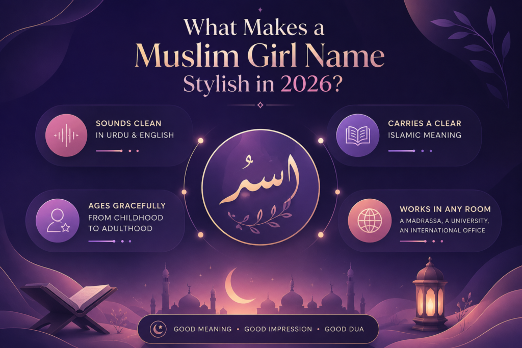 Stylish Muslim Girl Names