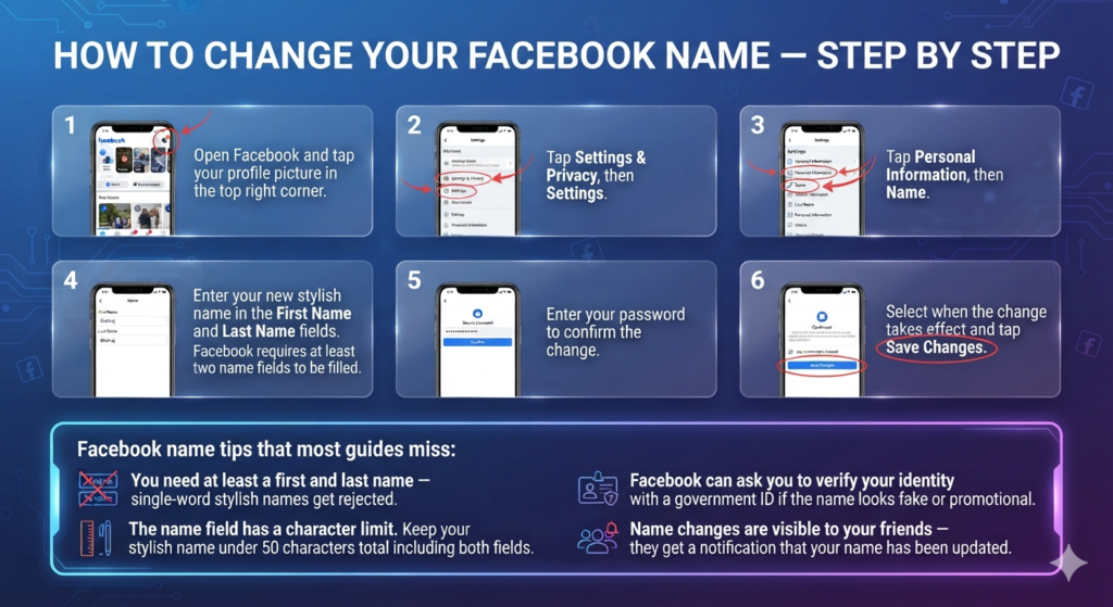 Change Your Facebook Name