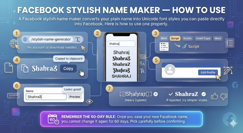 Facebook Stylish Name Maker