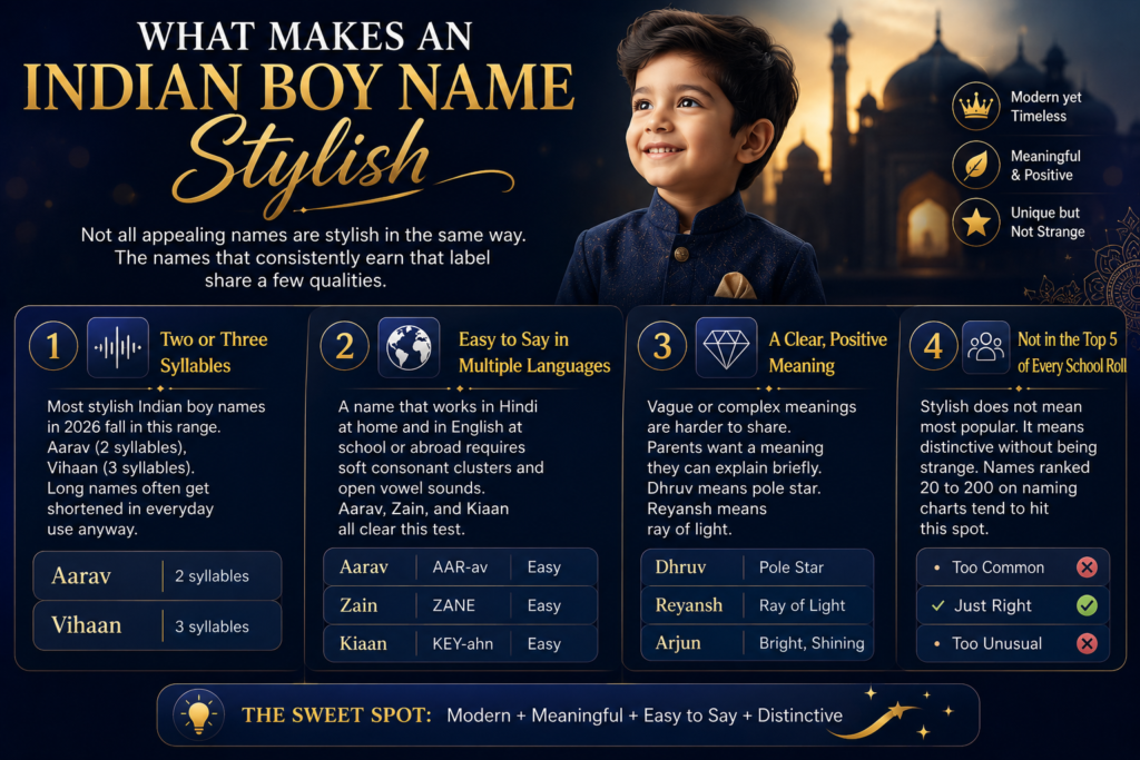 Stylish Names for Boy Indian
