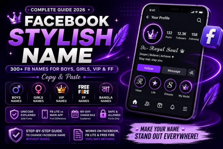 Facebook Stylish Name