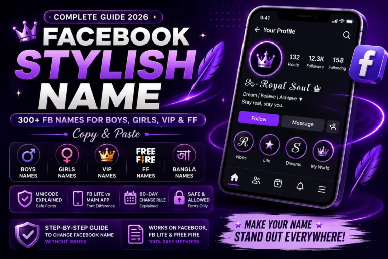 Facebook Stylish Name