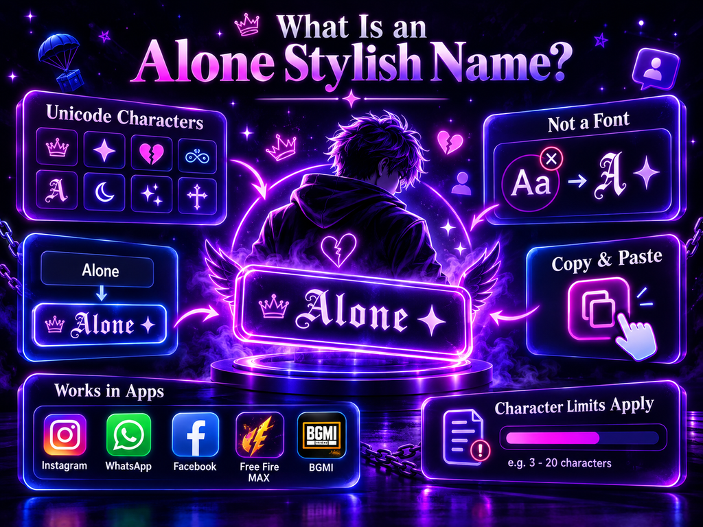 Alone Stylish Name
