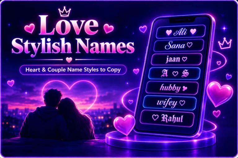 Love Stylish Name