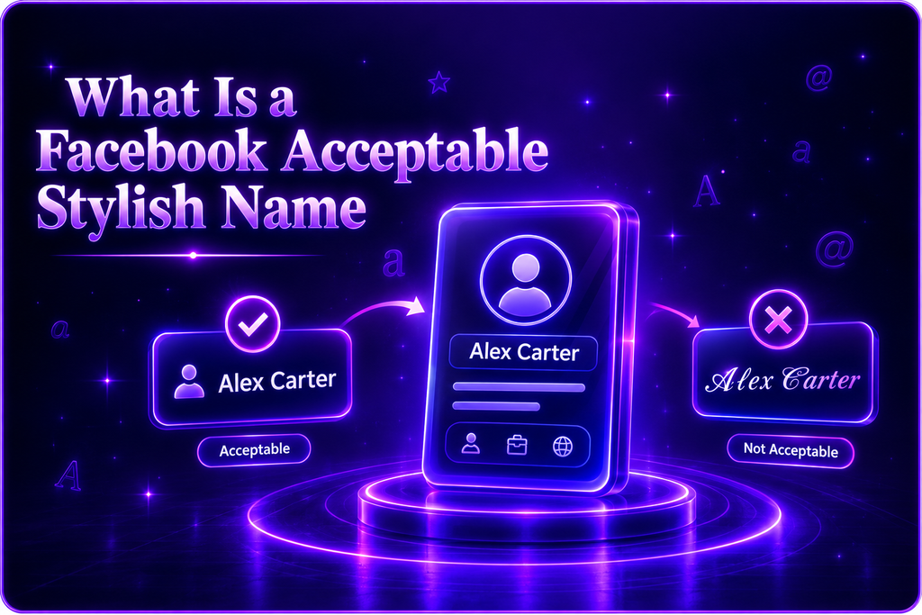 Facebook Acceptable Stylish Name